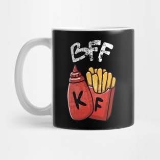 Best Friend Forever Ketchup and Fries FOOD-2 Mug